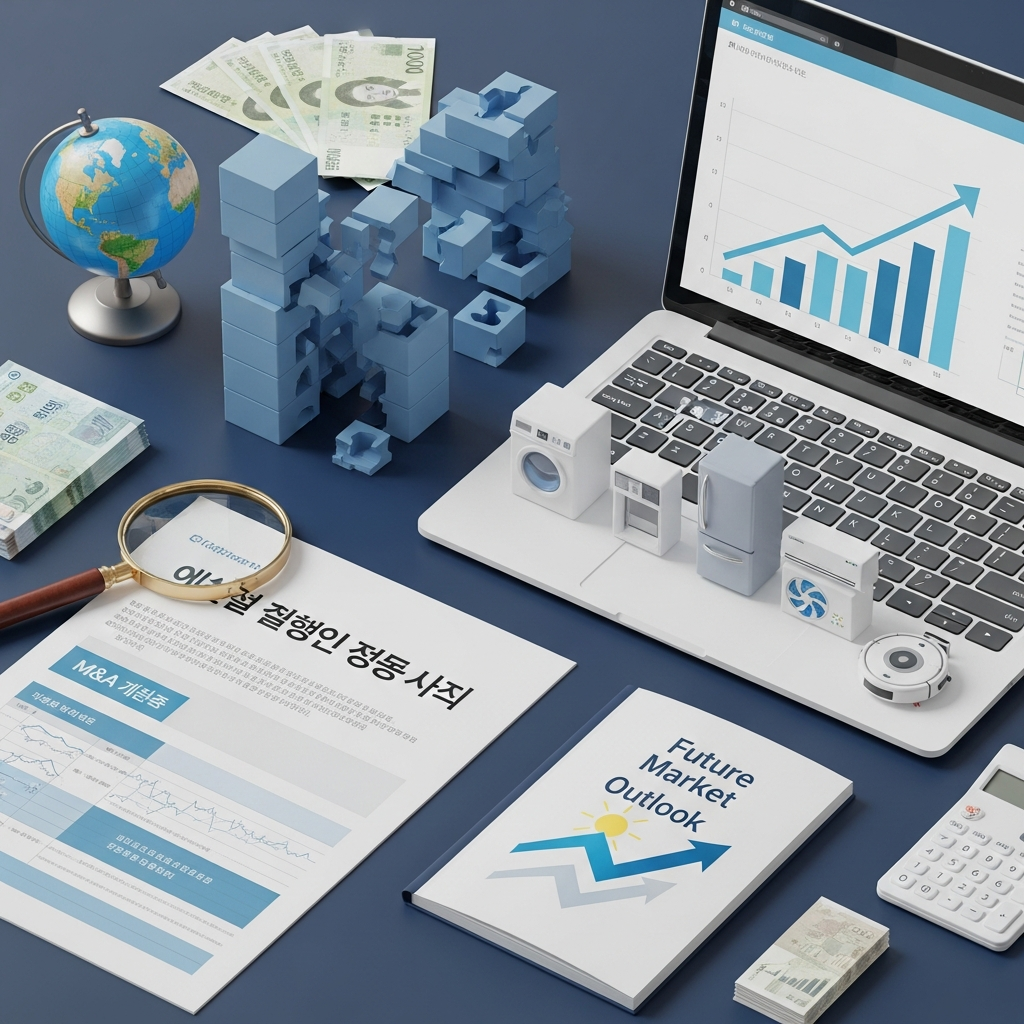 Illustration of 대한민국 가전 산업 분석: M&A 트렌드와 향후 시장 전망