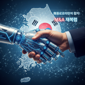 Illustration of 대한민국 로봇 산업: M&A 관점에서 분석한 핵심 트렌드 및 전망