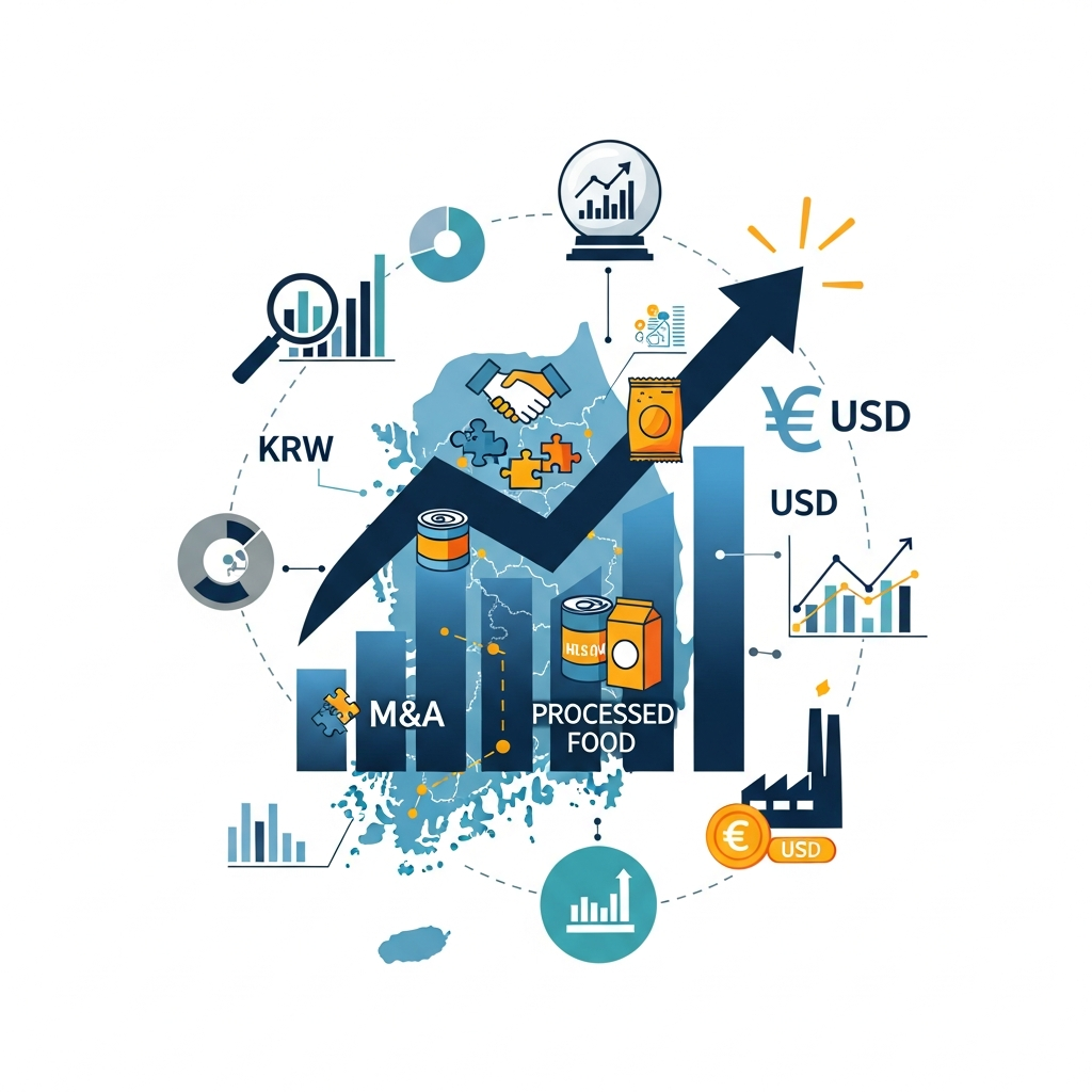 Image Illustration of M&A 관점에서 분석한 대한민국 가공식품 산업 주요 동향 및 전망