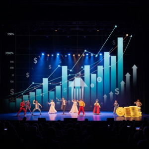 Illustration of M&A 관점에서 분석한 대한민국 공연 산업의 주요 트렌드와 성장 전망